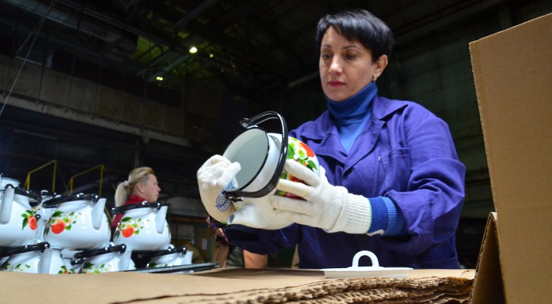 Чайники занимают 25% всего объёма производимой в Крыму эмалированной посуды.