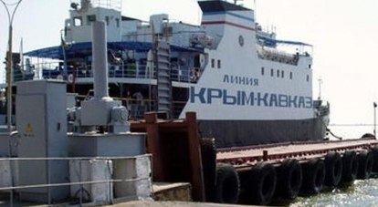 От порта «Кавказ» до порта «Крым» - максимум 30 минут.