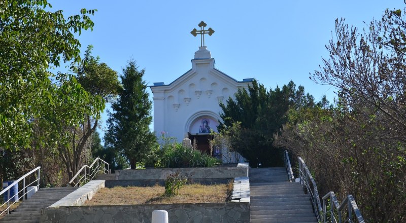 Братское кладбище воинов Крымской войны, умерших в лазаретах Симферополя.