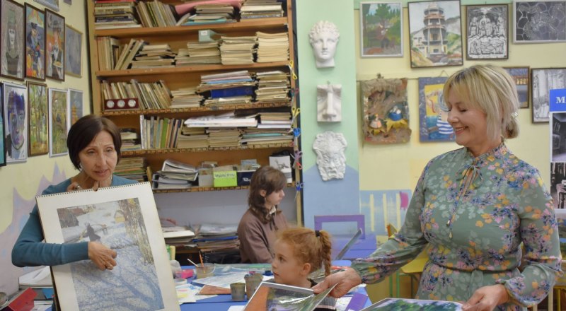 Вдохновлённые искусством Мастера. Фото с сайта музея-заповедника.