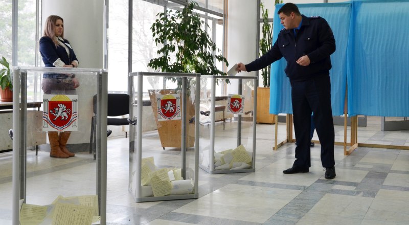 В тот день мы сделали свой исторический выбор. Фото автора.
