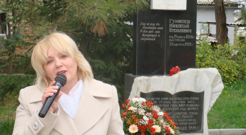 Лауреат премии Н. Гумилёва 2014 года Лидия Огурцова.