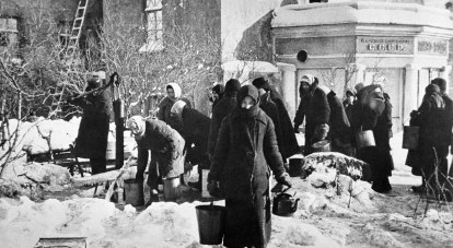 Блокада Ленинграда, зима 1942-го.