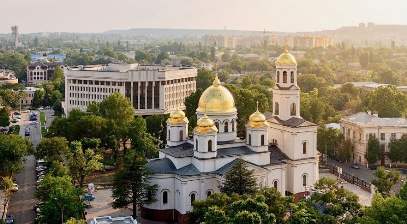 Красива крымская столица с высоты птичьего полёта.