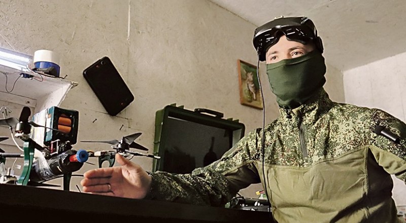 Начальник расчёта FPV-дронов с позывным «Коржик». 