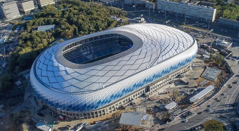 Вот так сейчас выглядит «ВТБ Арена» в Москве, реконструированный стадион «Динамо».