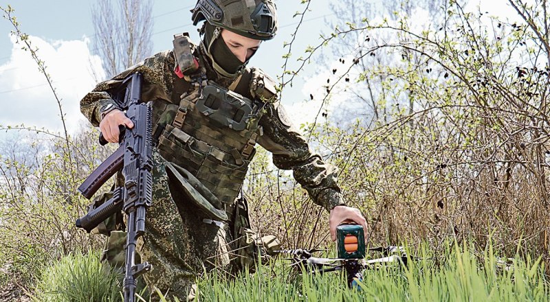 Начальник расчёта FPV-дронов с позывным «Омут». 