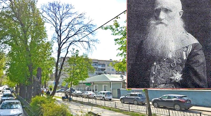 Николай Султан-Крым-Гирей и его бульвар, на котором когда-то росли шикарные тополя.
