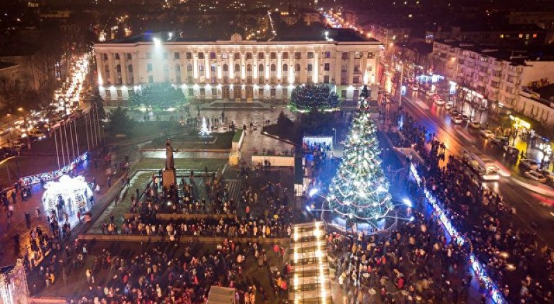 Симферополь занял пятое место в рейтинге посещаемости российских городов на новогодние праздники.