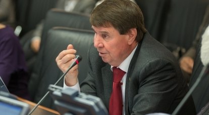 Сергей Цеков выступает в Совете Федерации./Фото с сайта council.gov.ru