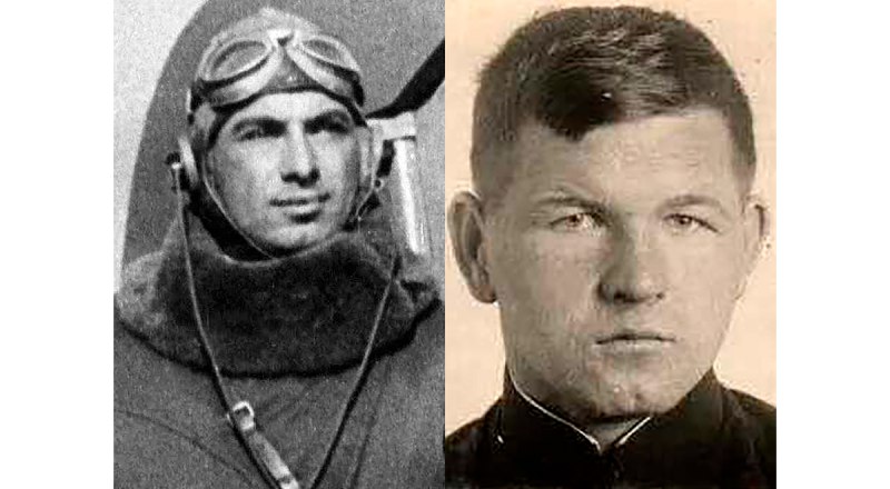 Александр Цурцумия и Александр Горбылёв (слева направо). Фото с портала «Память народа».