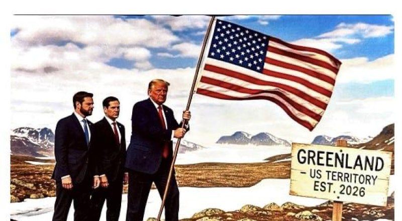 «Гренландия - территория США с 2026 года». Публикации Дональда Трампа в соцсети.